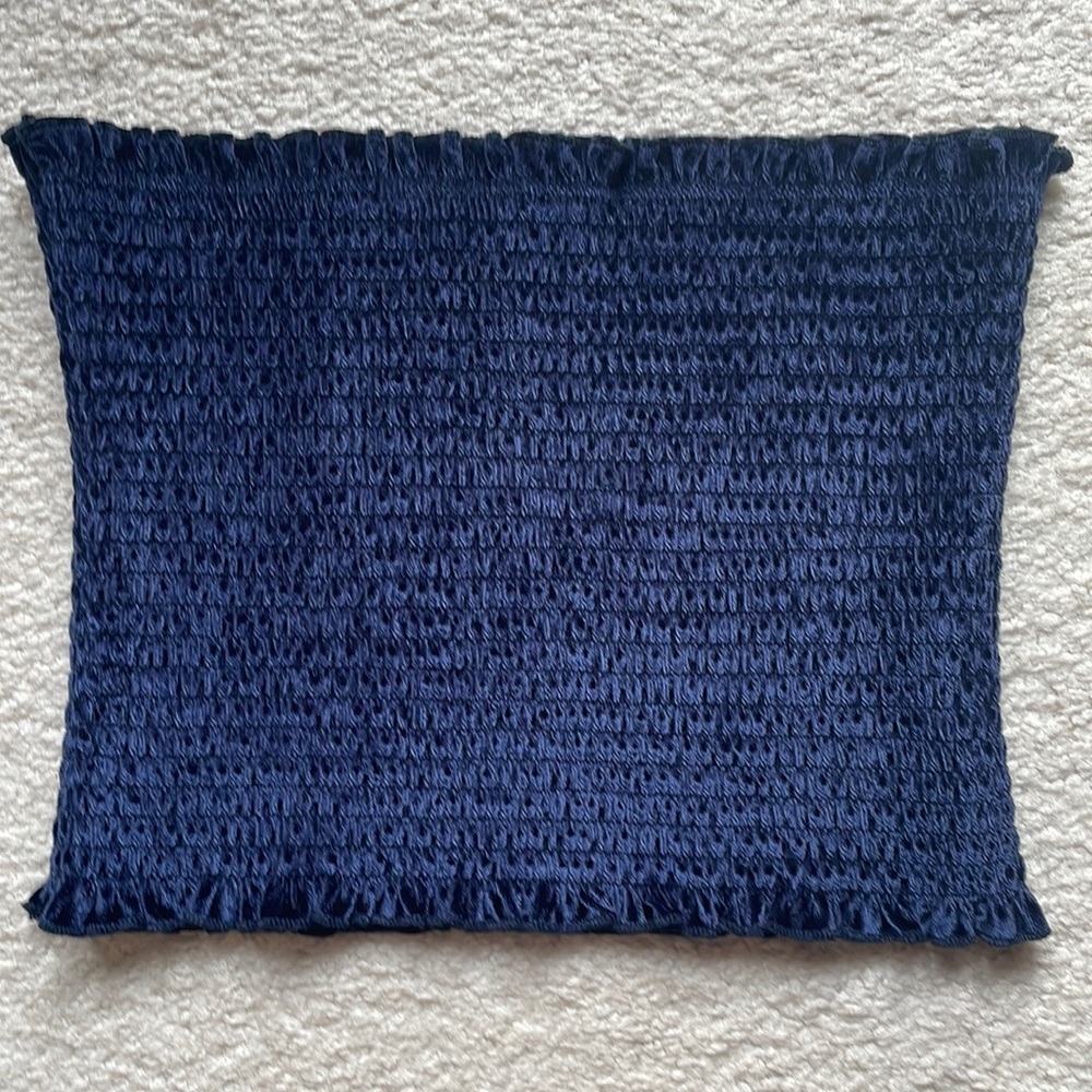 Hollister velvet blue tube top